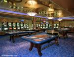 ID 2797 AURORA (2000/76152grt/IMO 9169524) - The Monte Carlo Casino, on the Promenade Deck.